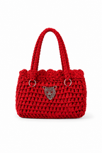 Leapoard Red Badge Handbag