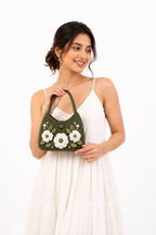 Crochet Flower Shoulder Bag